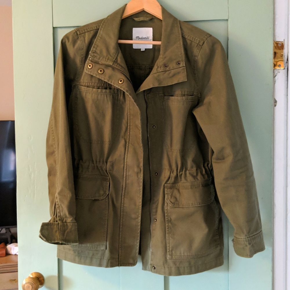 NWOT Madewell dispatch green jacket